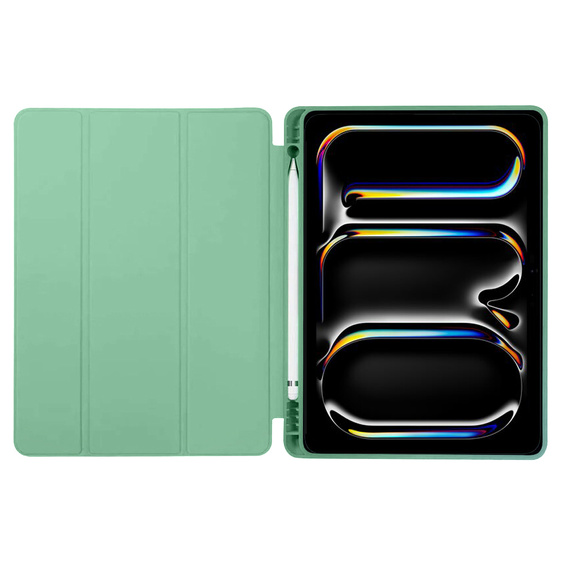 Чохол для iPad Pro 11 2024, Smartcase з місцем для стилуса, зелений