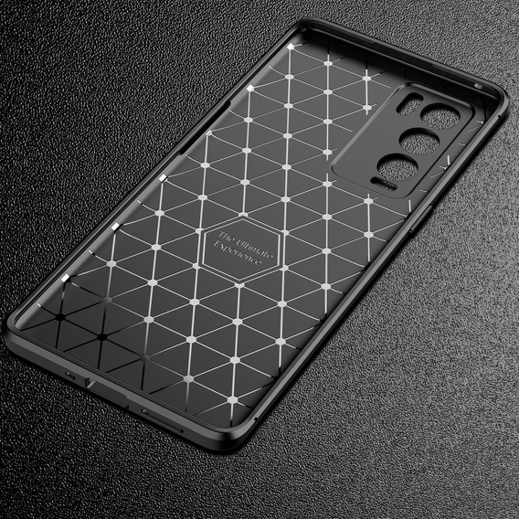 Чoхол до Realme GT Explorer Master, Carbon Gel, чорний