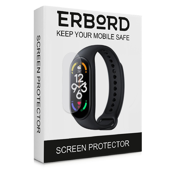 3x ERBORD Гідрогелева фольга для Xiaomi Mi Band 6