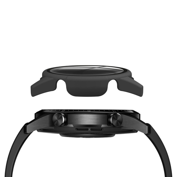 2в1 чехол и защитное стекло для часов Huawei Watch GT 2 46mm, Black