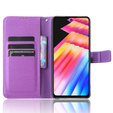 Чохол-книжка для Infinix Hot 30i, Wallet Smart Magnet, фіолетовий