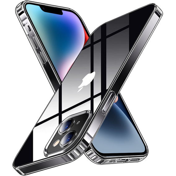Чехол до iPhone 14 Plus, Fusion Hybrid, прозрачный