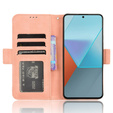 Футляр з клапаном для Xiaomi Redmi Note 13 Pro 5G, Card Slot, рожевий