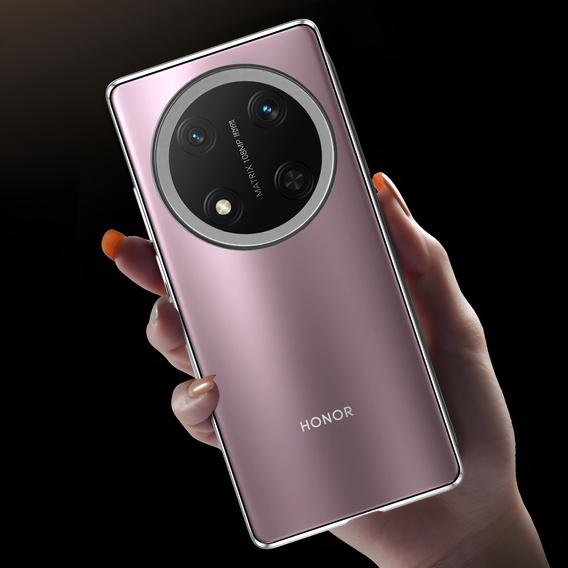 Чохол для Honor Magic 7 Lite, Magnetic Dual Glass, сріблястий