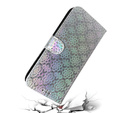 Чохол-книжка для Oppo A17, Wallet mandala, сірий