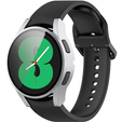 2в1 чехол и защитное стекло для часов Samsung Galaxy Watch 4 44mm, Silver