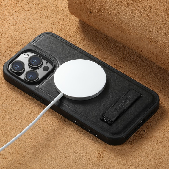 чохол Mujjo Шкіряний до iPhone 15 Pro, MagSafe, Brown