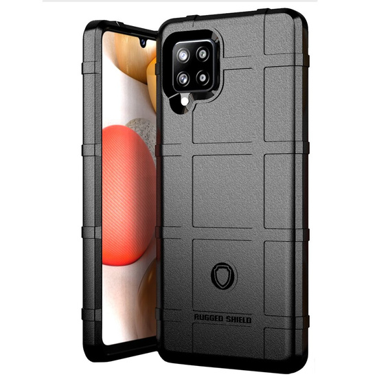 Чехол до Samsung Galaxy A42 5G, Rugged Shield, чёрный