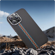 Чехол для iPhone 13 Pro, Carbon Fiber MagSafe, чёрный
