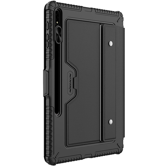 Чохол + клавіатура Galaxy Tab S8+ / Tab S7 +/ Tab S7 FE, NILLKIN Bumper Pen Slot, чорний