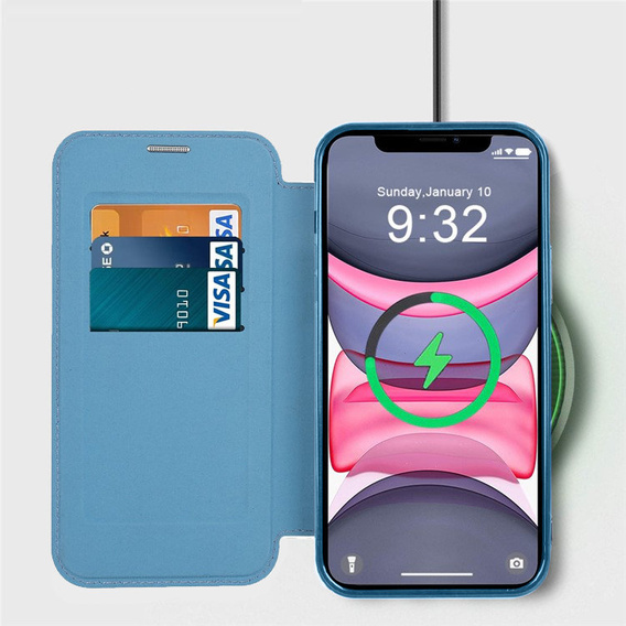 Чохол-книжка для iPhone 15 Pro, RFID Wallet MagSafe CamShield, м'яти