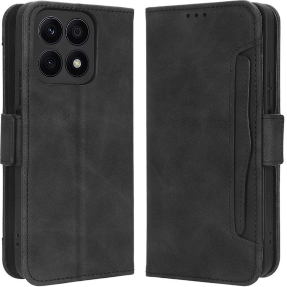 Откидной чехол для Honor X8a 4G, Card Slot, чёрный