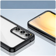 Чехол до Samsung Galaxy S23 FE, Fusion Hybrid, прозрачный / черный