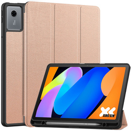 Чехол для Lenovo Idea Tab 11" 2025 TB336FU TB336ZU, подставка, Smartcase с держателем стилуса, розовое золото