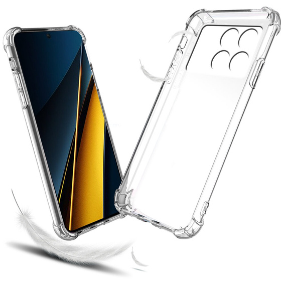 Чoхол до Xiaomi Poco X6 Pro 5G, Dropproof, прозорий