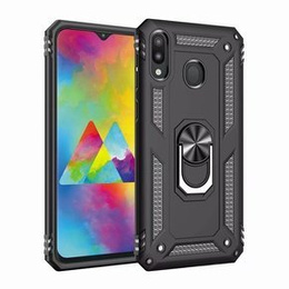 Бронированный Чехол до Motorola One Action, Nox Case Ring, чёрный