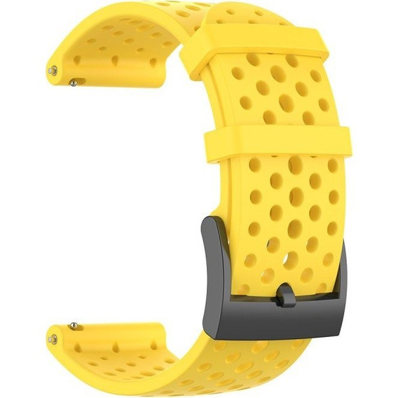 Силиконовый ремешок для zegarka Suunto Spartan Sport Wrist HRBaro / Suunto 9 / D5I - Light Yellow