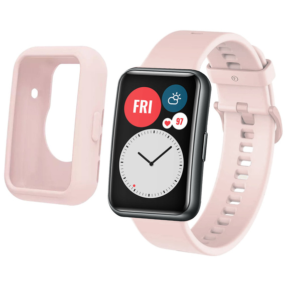 Чохол Soft Silicone для Huawei Watch Fit 2, Pink