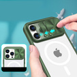 Чoхол до iPhone 14 Pro Max, Slide Camera Magsafe, зелений