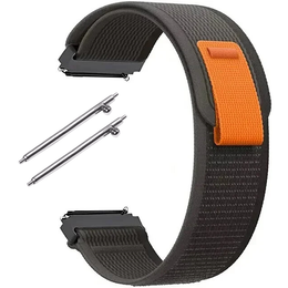 Ремешок Nylon до Samsung Galaxy Watch Active 22mm, Grey