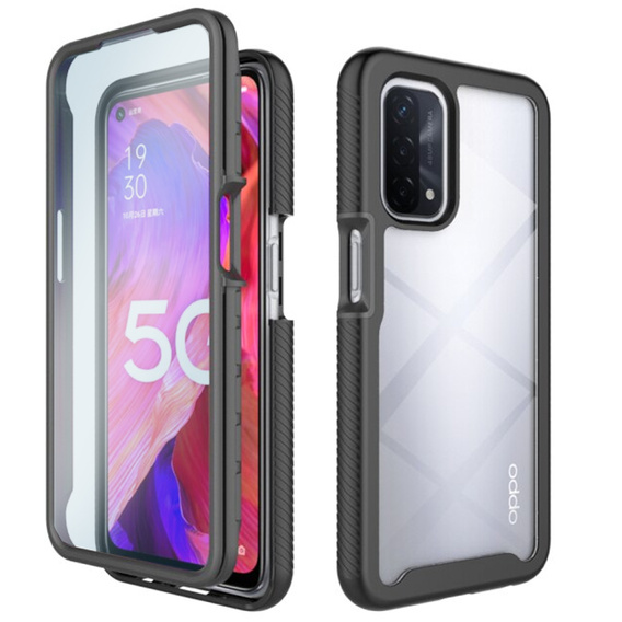 Чoхол Shockproof до OPPO A54 5G/A74 5G, із захисним екраном, м'яти