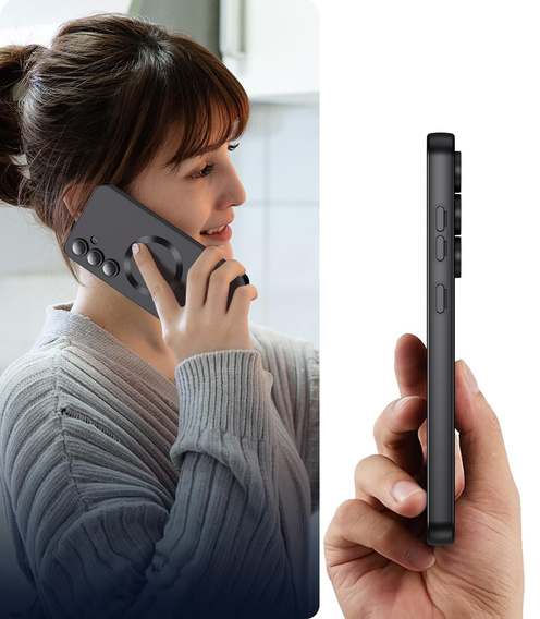 Чохол для Samsung Galaxy S25 FE, ColorMag, для MagSafe, чорний