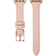 Кожаный ремешок для часов 1/2/3/4/5/6/7/8/SE/ULTRA 42/44/45/49mm, Light Pink