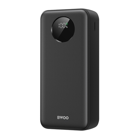 Power bank BWOO 30000 мАг 22,5 Вт з LCD-дисплеєм – швидка зарядка в будь-якій ситуації