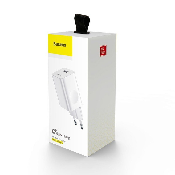 Baseus Mirror LED 4-Port USB QC3.0 Uniwersalna Ładowarka Sieciowa - Black