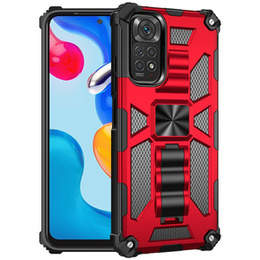 Чoхол до Xiaomi Redmi Note 11 / 11S, Armor Kickstand, червоний