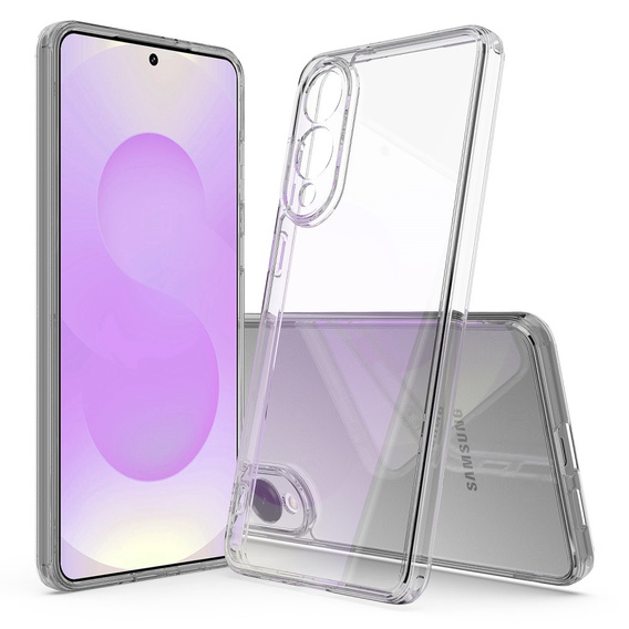 Чехол до Samsung Galaxy S25 Edge, Fusion Hybrid, прозрачный