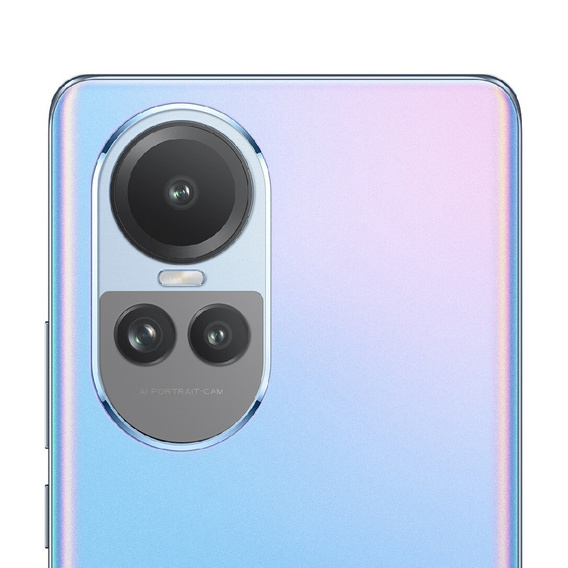 2х гартоване скло ERBORD для камери, щоб Oppo Reno 10 / 10 Pro, прозорий