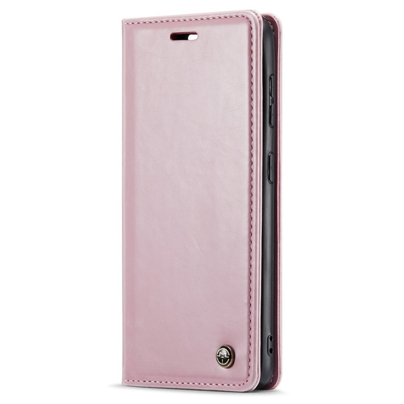 Флип-кейс CASEME для Samsung Galaxy S21, Waxy Textured, розовый