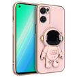 Чoхол до Oppo Reno 7 5G, Astronaut, рожевий