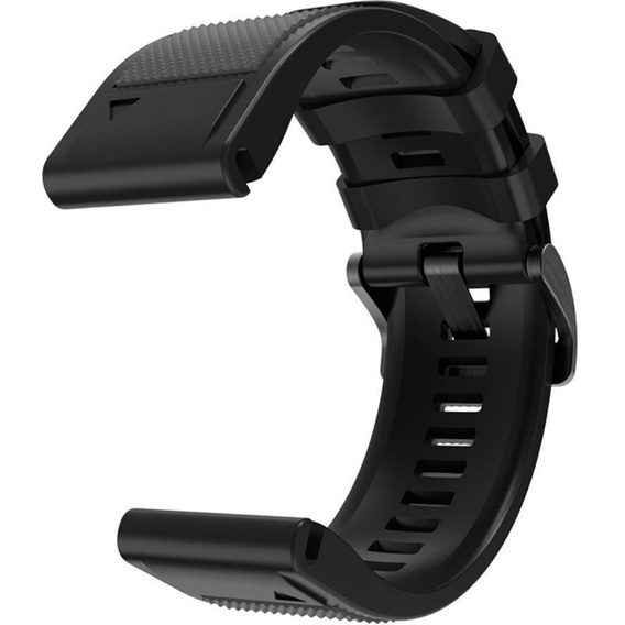 Силиконовый ремешок для Garmin Fenix 5/6/7 Forerunner 945/935, Dark Grey / Black