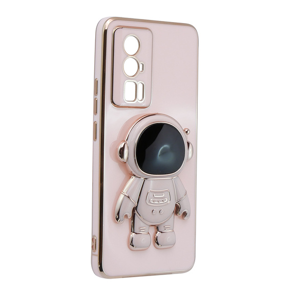Чoхол до Xiaomi Poco F5 Pro, Astronaut, рожевий
