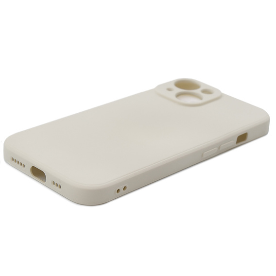 Чехол до iPhone 15 Plus, Silicone Lite, бежевый