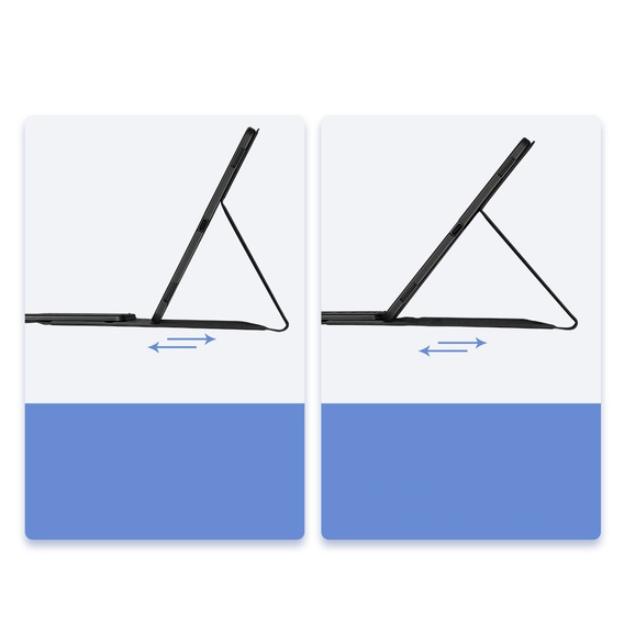 Чехол + клавиатура Samsung Galaxy Tab S8 Ultra, Dux Ducis Magnetic, чёрный