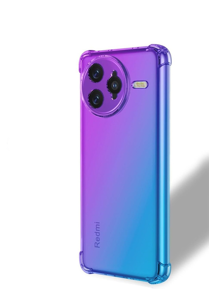 Чохол для Xiaomi Poco F7 Ultra, Gradient Dropproof, Фіолетовий / синій