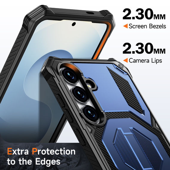 Захисний чохол із підставкою, сумісний із MagSafe, для Samsung Galaxy S25 FE