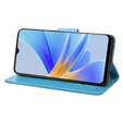 Откидной чехол для Oppo A17, Butterfly, синий