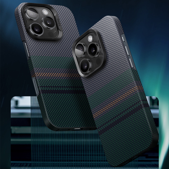 Чохол BENKS Kevlar Magnetic Armor Air Aurora 600D S062 для MagSafe для iPhone 15 Pro Max