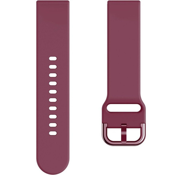 Силиконовый ремешок 20mm, Wine Red
