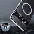 Защитный чехол для камеры Google Pixel 8 Pro, CamShield MagSafe, прозрачный / серебряный