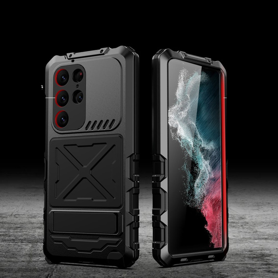 Бронированный чехол для Samsung Galaxy S23 Ultra, R-JUST, чёрный