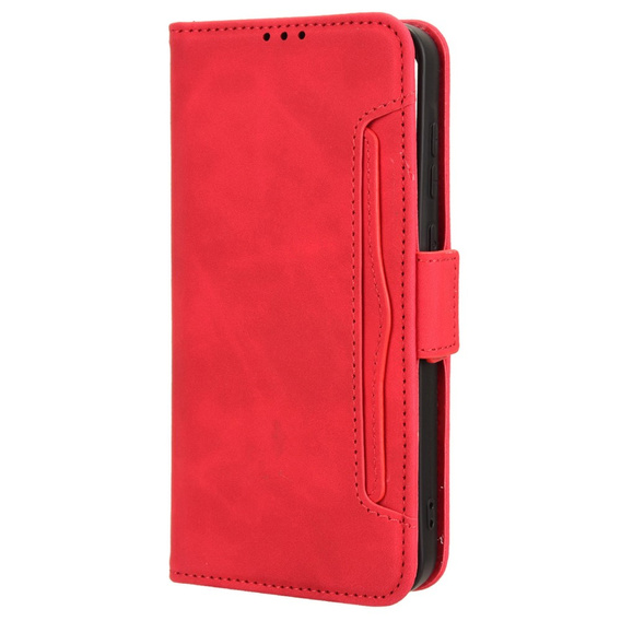 Футляр з клапаном для Samsung Galaxy A35 5G, Card Slot, червоний