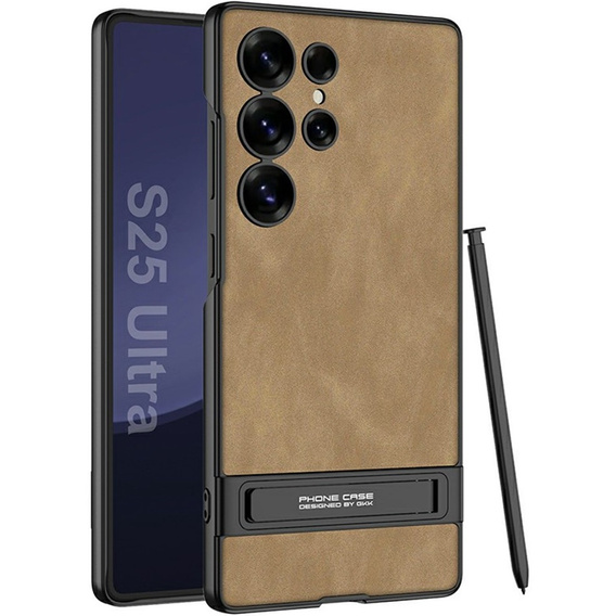 Чoхол до Samsung Galaxy S25 Ultra, GKK Leather, чорний