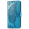 Откидной чехол для Samsung Galaxy A51 4G, Butterfly, синий
