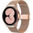 Металический браслет с чехлом для часов Samsung Galaxy Watch 4 Classic 46mm, Rose Gold