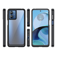 Чoхол до Motorola Moto G14, Fusion Hybrid, прозорий / чорний